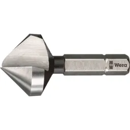Wera 845 Hex Shank Single Flute Countersink - 6.3mm