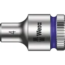 Wera 8790 HMA Zyklop 1/4" Drive Hexagon Socket Metric - 1/4", 4mm