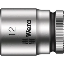 Wera 8790 HMA Zyklop 1/4" Drive Hexagon Socket Metric - 1/4", 12mm