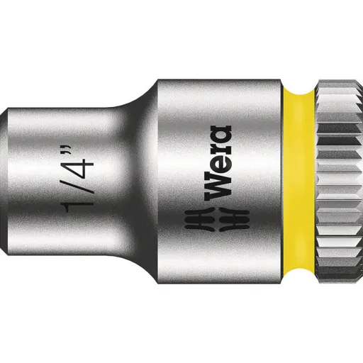 Wera 8790 HMA Zyklop 1/4" Drive Hexagon Socket Imperial - 1/4", 1/4"