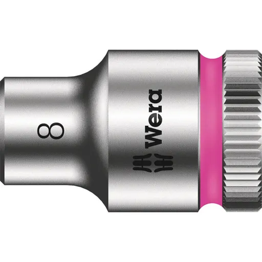 Wera 8790 HMB Zyklop 3/8" Drive Hexagon Socket Metric - 3/8", 8mm