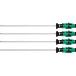 Wera 4 Piece Kraftform Plus 367/4 HF Torx Screwdriver Set