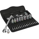 Wera 8100 SA10 Zyklop 28 Piece 1/4" Drive Socket Set and Bit Set - 1/4"