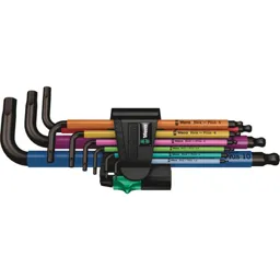 Wera 950SPKL SM N 9 Piece Multicolour Hex Key Set
