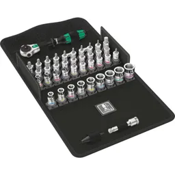 Wera 8100 SA 1/4 Drive All-In Zyklop Speed Ratchet 42 Piece Set - 1/4"