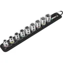 Wera 9 Piece 3/8 Drive Zyklop Socket Set - 3/8"