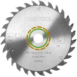 Festool Special Panel Cutting Circular Saw Blade - 190mm, 54T, FastFix