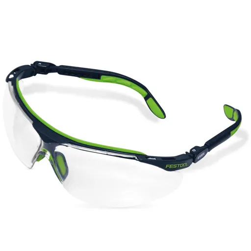 Festool Fan UVEX Safety Glasses - Blue, Clear