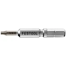 Festool Centrotec Torx Screwdriver Bits - T10, 50mm, Pack of 2