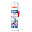 UniBond Easy smooth Mould resistant White Kitchen & bathroom Silicone-based Sanitary sealant, 300ml