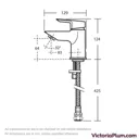 Ideal Standard Tesi cloakroom basin mixer tap