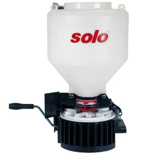 Solo 421 PRO Manual Crank Feed, Grass, Seed and Salt Drop Spreader - 9kg