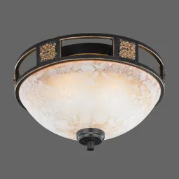 Caecilia ceiling light with antique design, 33 cm