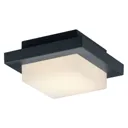 Hondo LED outdoor wall light, anthracite
