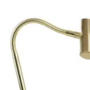 Brass-coloured Curtis LED-table lamp