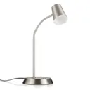 Nickel-coloured LED table lamp Narcos