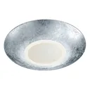 Silver-coloured LED ceiling light Chiros Round