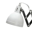With matt white lampshade - wall light Scissor