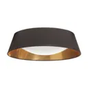 In black and gold - round Ponts LED ceiling lamp