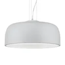 Baron conical hanging light, white