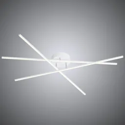 White LED ceiling light Tiriac, Switchdim function