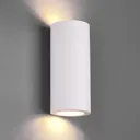 Zazou wall lamp made of plaster, two-bulb