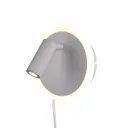 Jordan LED wall light, two-bulb, black