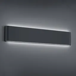 Thames II LED outdoor wall light, anthracite