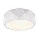 Zandor ceiling lamp with a white lampshade