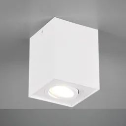Ceiling light Biscuit, one-bulb, white