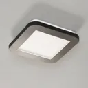 Camillus LED ceiling light, square, 17 cm