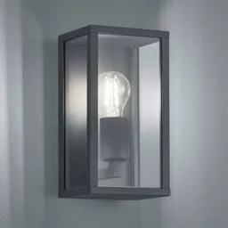 Garonne outdoor wall light in anthracite