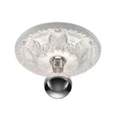 Lilly ceiling lamp, plaster, stucco look Ø 30 cm