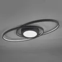 Galaxy LED ceiling light, dimmable, titanium