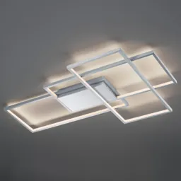 Trio WiZ Thiago LED ceiling light 114cm anthracite