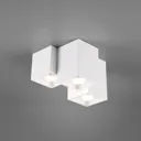 Fernando ceiling light, 3-bulb, matt black