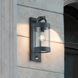 Sambesi outdoor wall lamp, motion sensor, rust