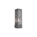Cooper outdoor wall light with patterned lampshade