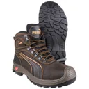 Puma Mens Sierra Nevada Mid Safety Boots - Brown, Size 10