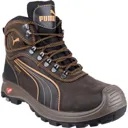 Puma Mens Sierra Nevada Mid Safety Boots - Brown, Size 10.5