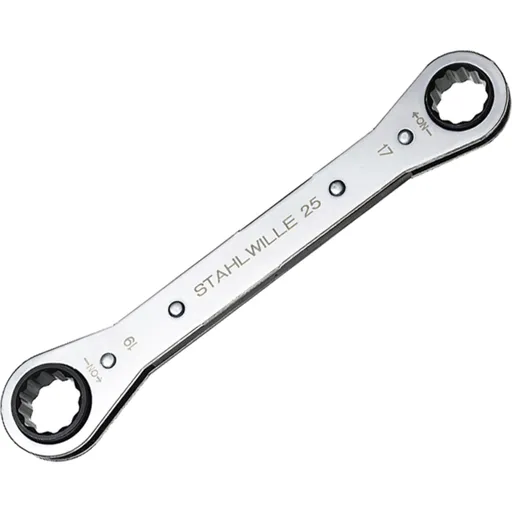 Stahlwille Ratchet Ring Spanner - 7mm x 8mm