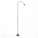Minimalistic LED floor lamp MINI, antique