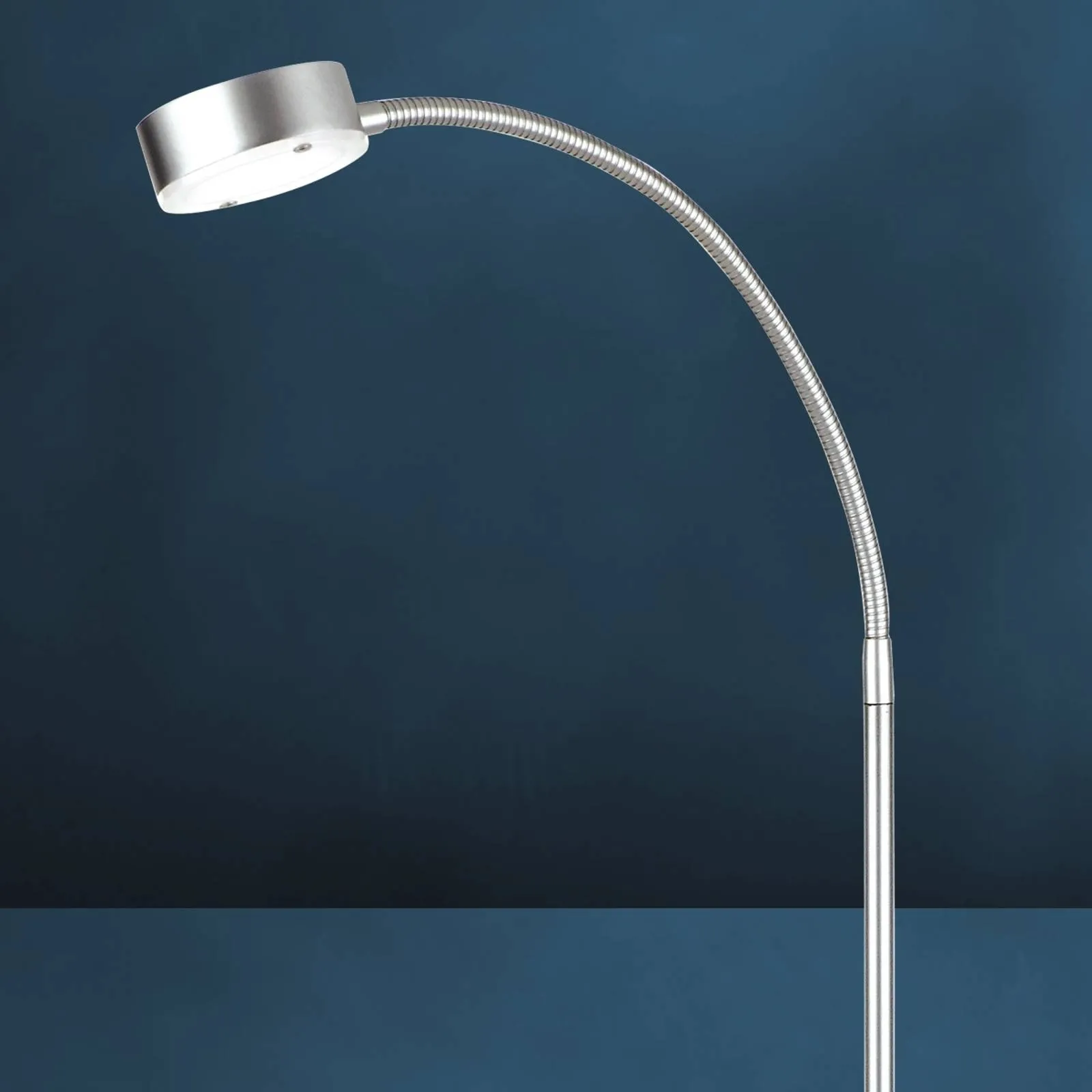 Flexible LED floor lamp SATURN, one-bulb