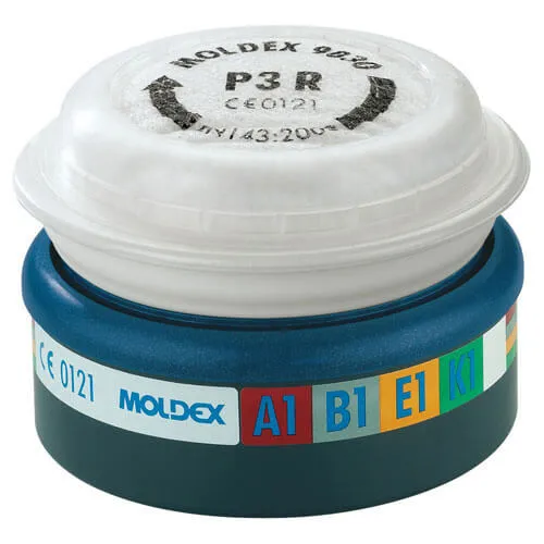 Moldex 9430 ABEK1 P3 Filter Cartridge for 7 and 9 Series Masks - Pack of 2