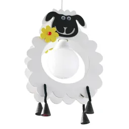 Sheep pendant light in the shape of an animal
