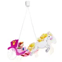 Princess hanging light with a horse and carriage