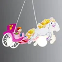 Princess hanging light with a horse and carriage