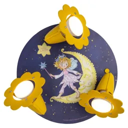 Princess Lillifee ceiling light starry sky 3-bulb