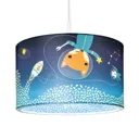 Space Mission hanging light, blue