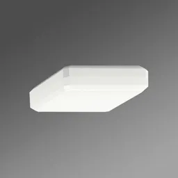 Square WQL ceiling lamp opal diffuser cool white